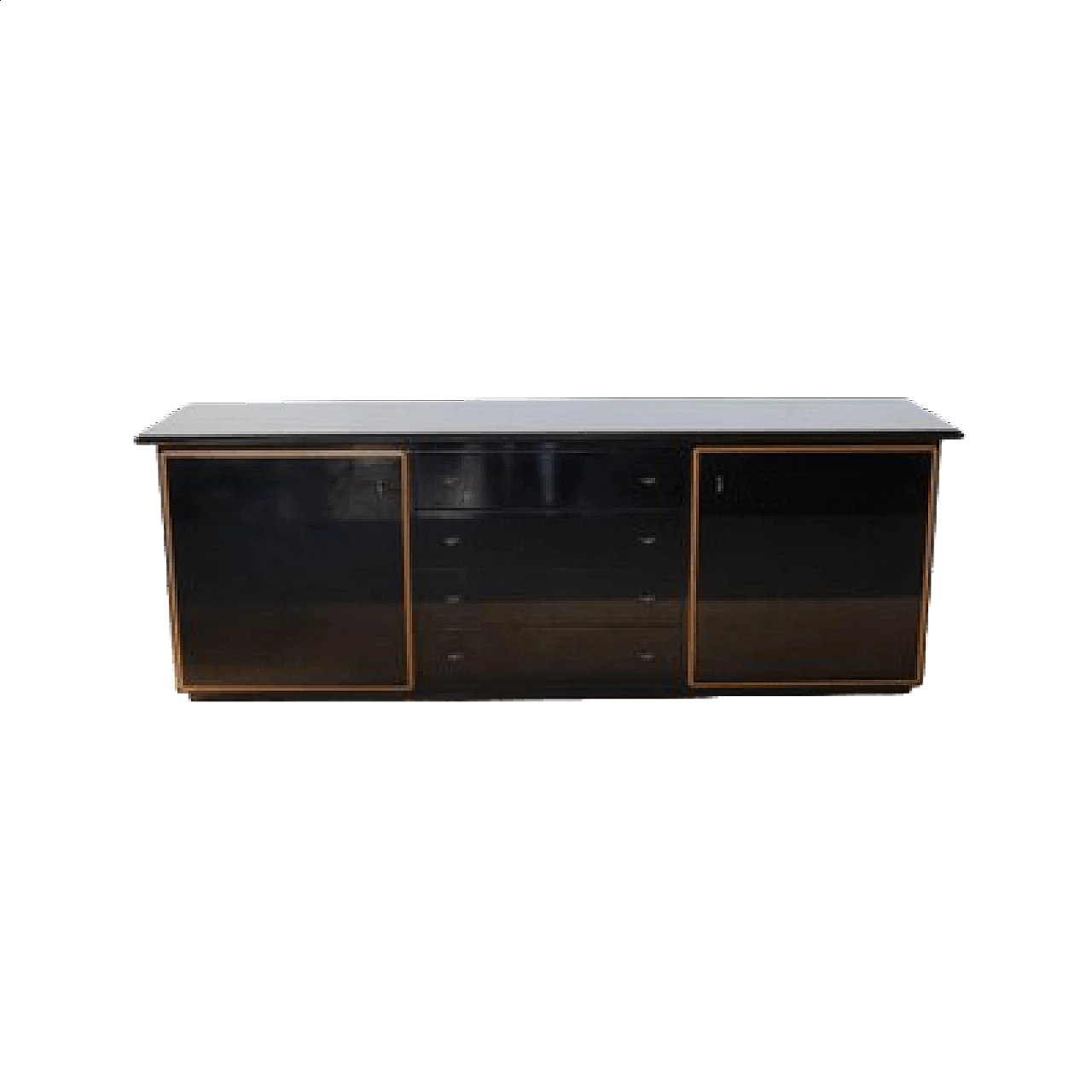 Black lacquered sideboard by Pierre Cardin, 1970s 14