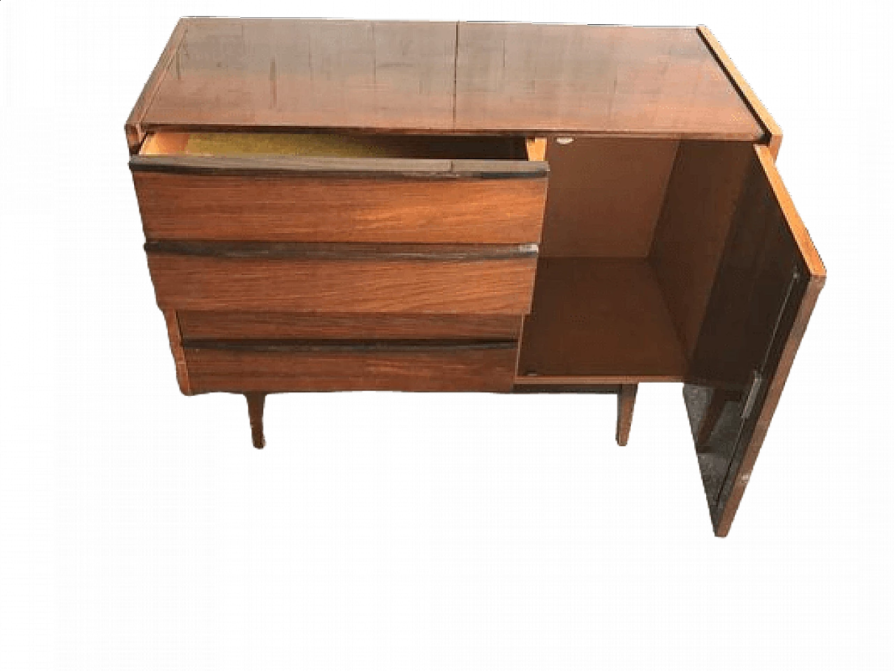 Sideboard in wood by Interier Praha, 1960s 8