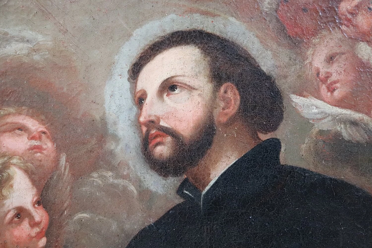 St. Francis Xavier, oil painting on canvas, 1700s 2