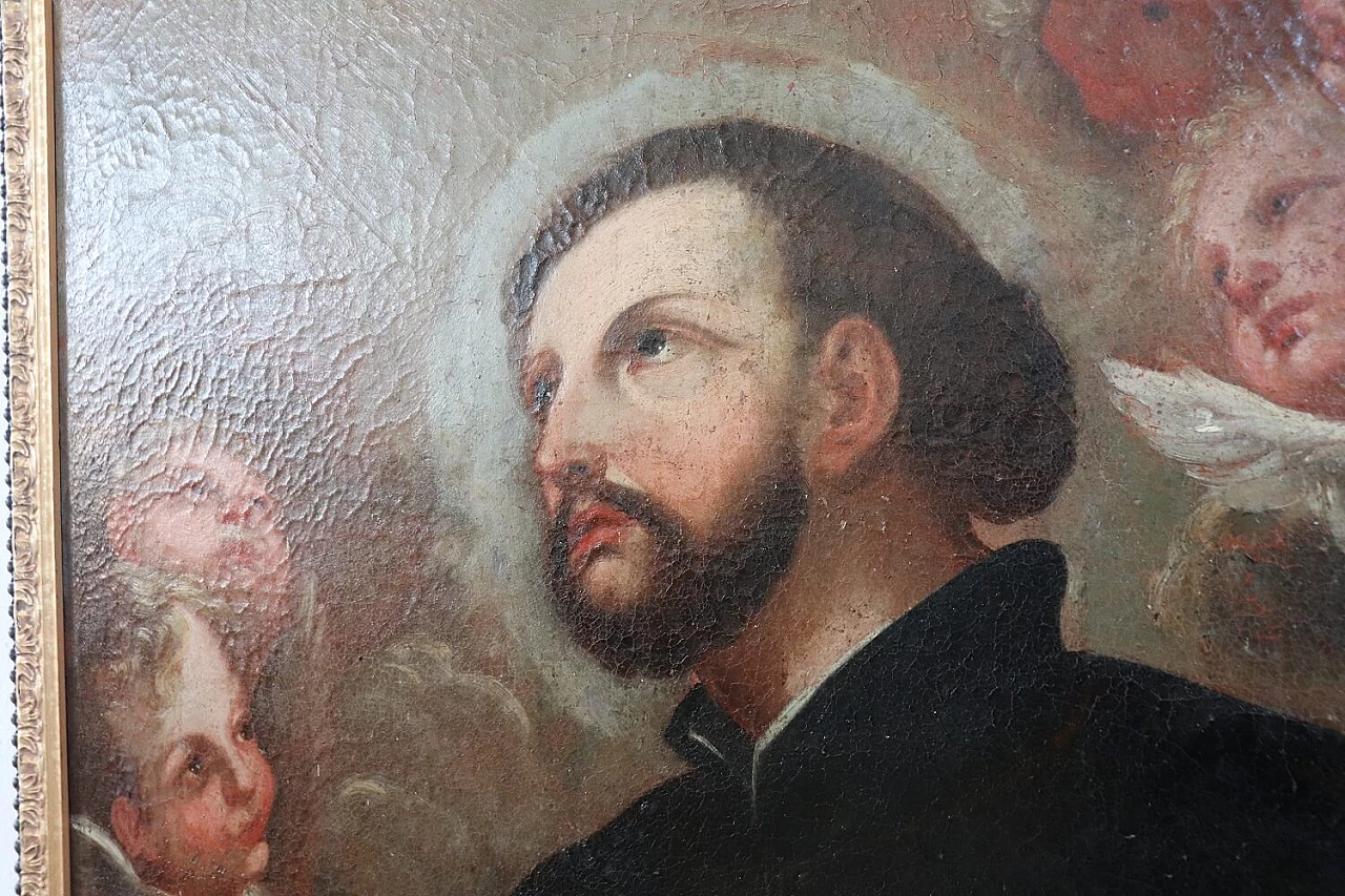 St. Francis Xavier, oil painting on canvas, 1700s 8