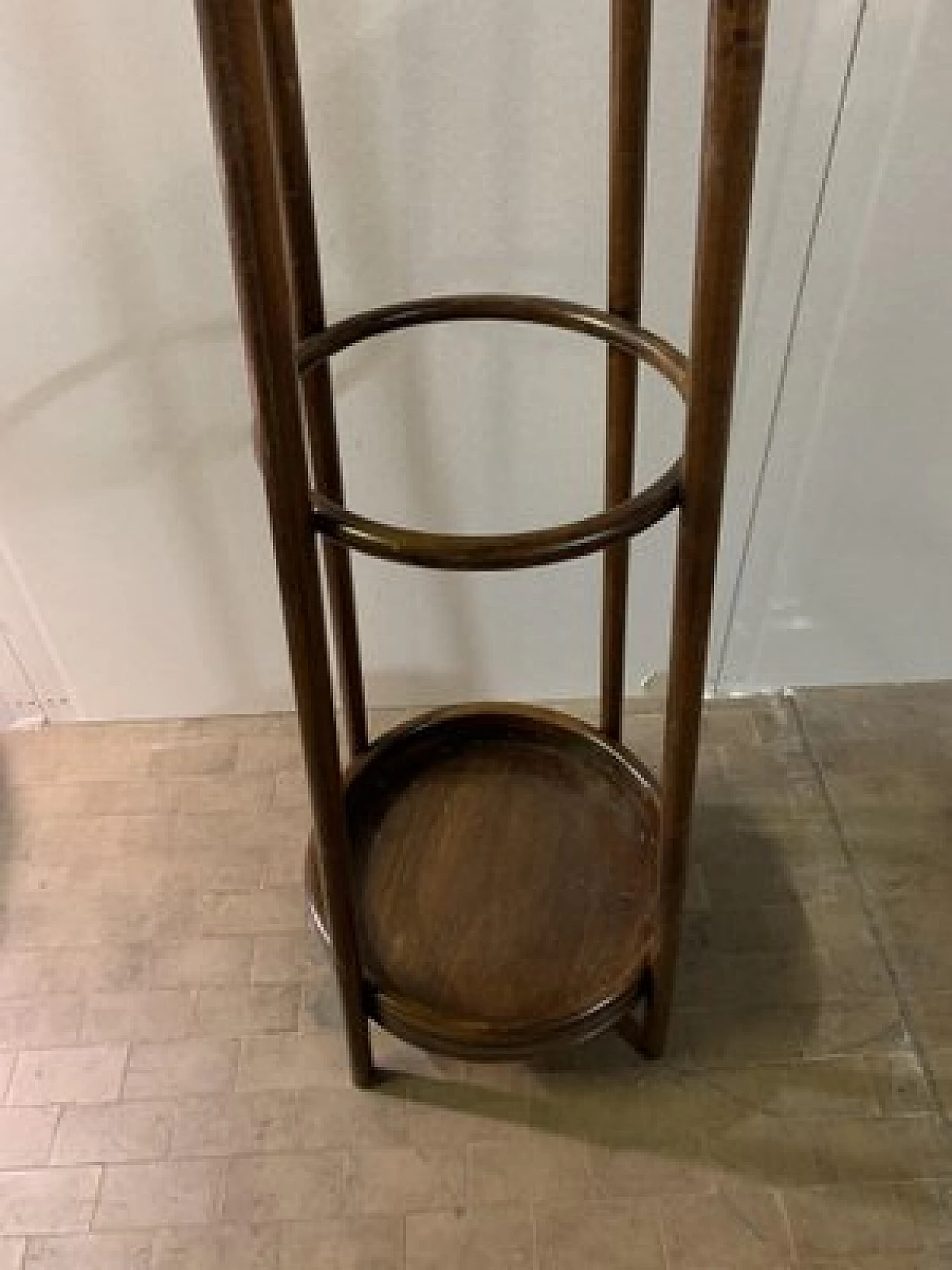 Beech and walnut coat rack by Gebrüder Thonet Vienna GmbH, 19th century 4