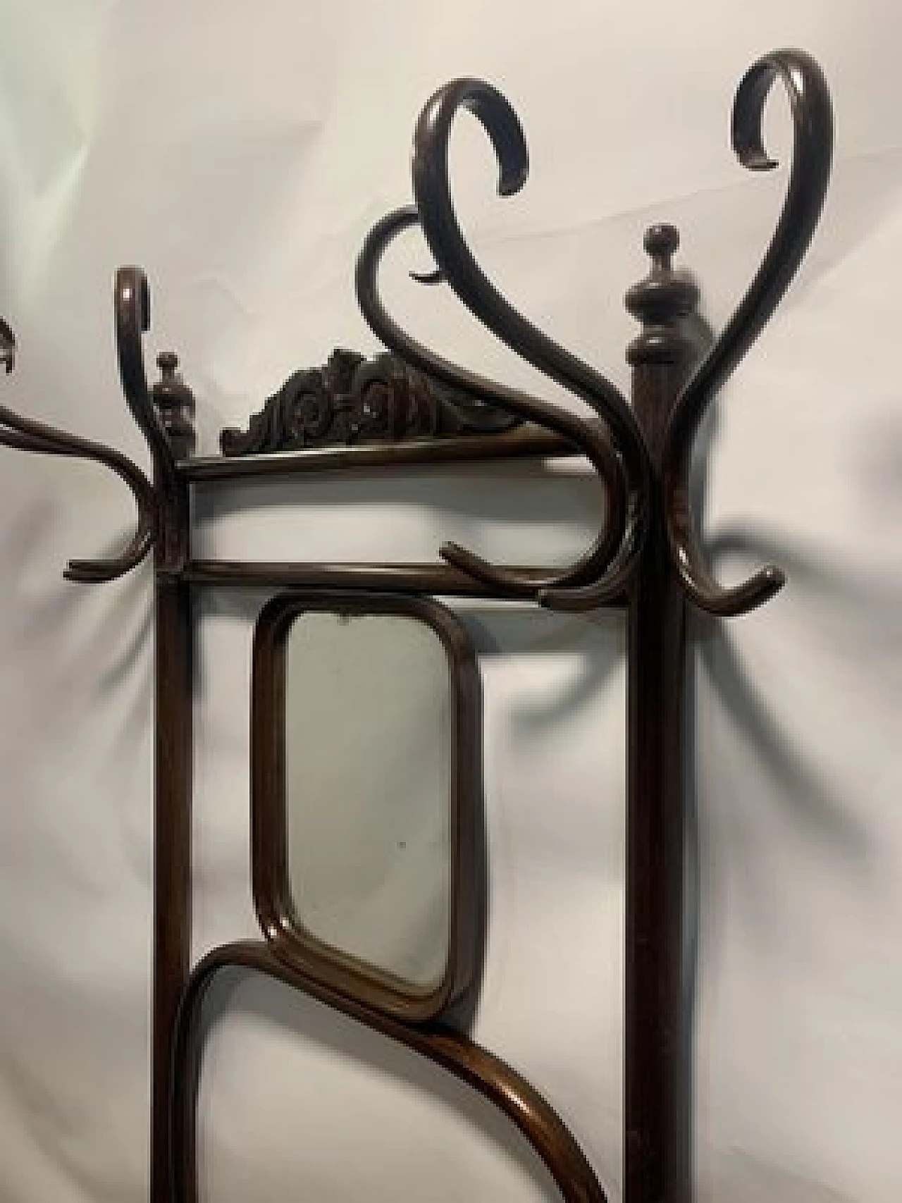 Coat rack in beech by Michael Thonet for Gebrüder Thonet, early 1900s 7