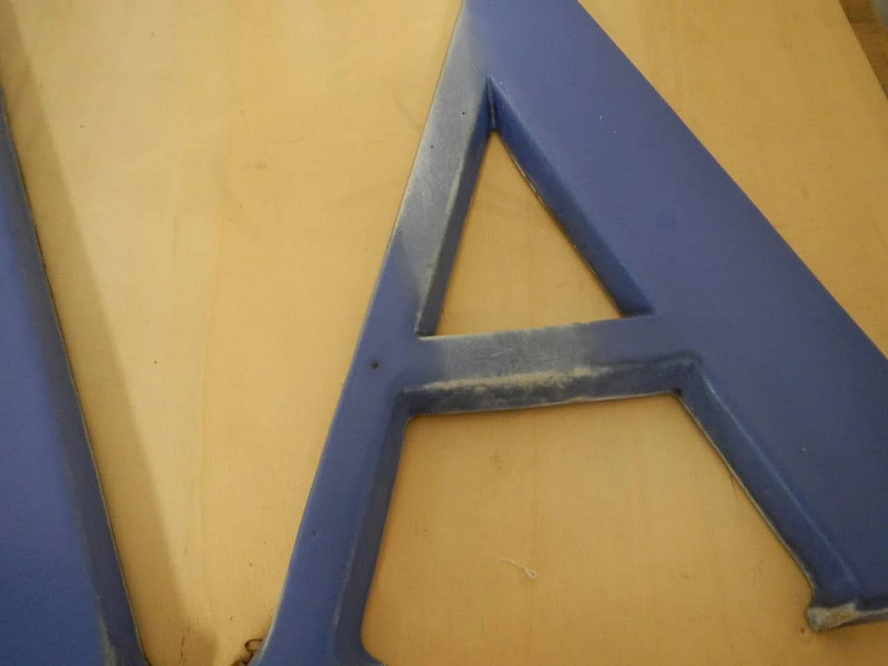 Letter A in terracotta by G Gregorj Treviso, 1940s 1