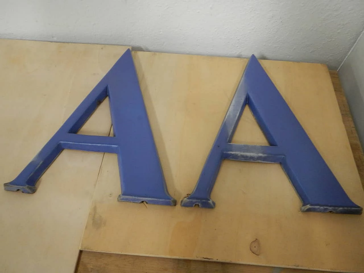 Letter A in terracotta by G Gregorj Treviso, 1940s 6