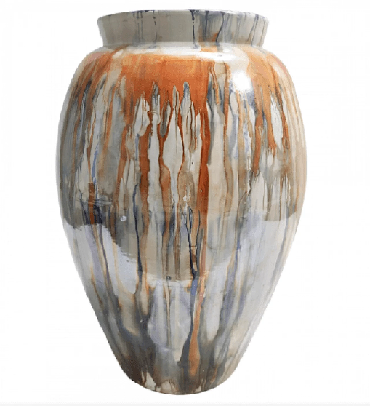 Vase in lacquered earthenware by Pasquinucci, 1940s 1