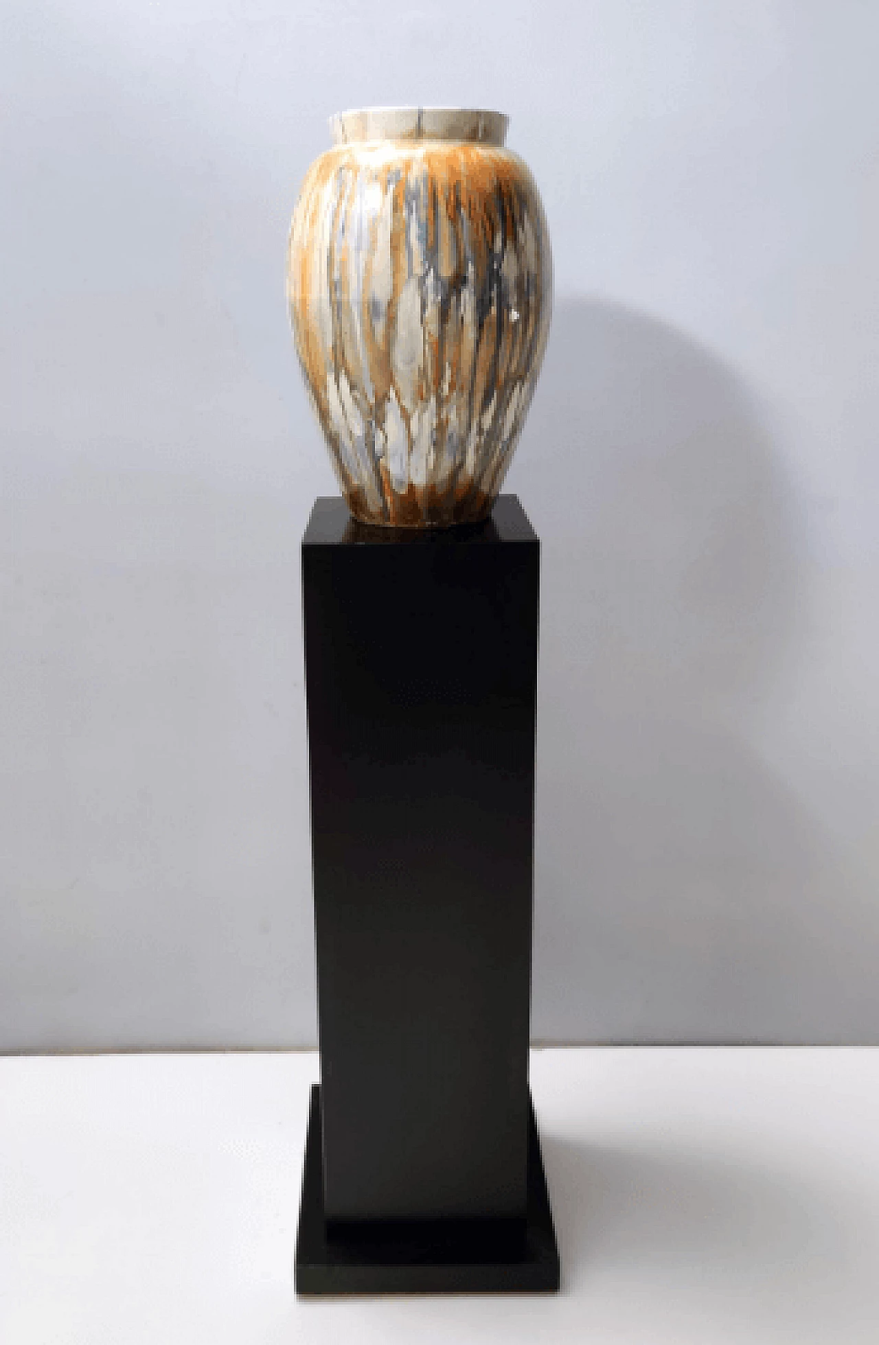 Vase in lacquered earthenware by Pasquinucci, 1940s 2