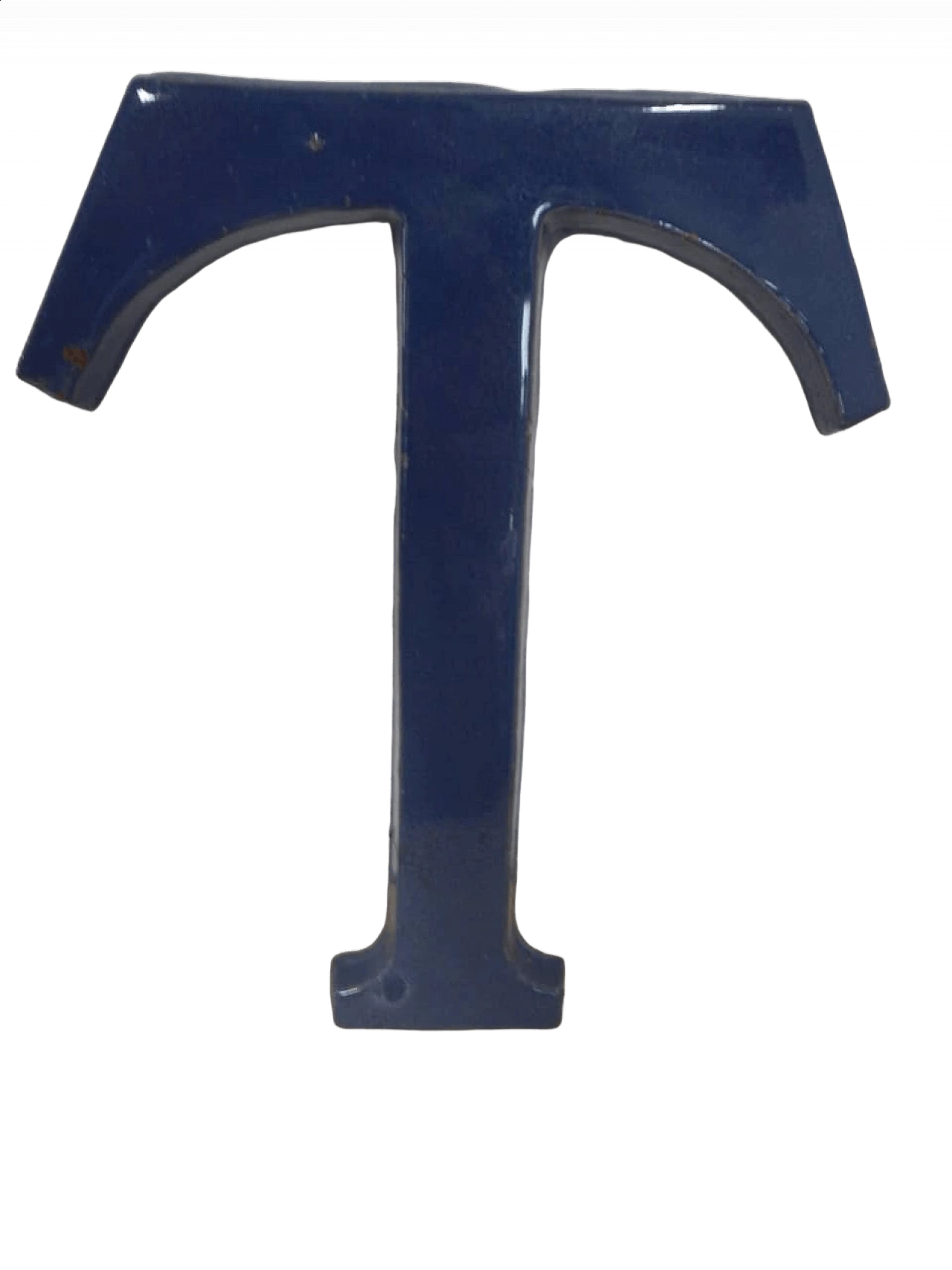 Letter T in terracotta by G Gregorj Treviso, 1940s 8