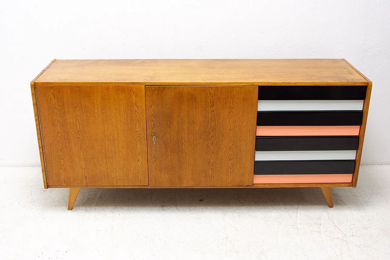 Credenza U-460 di Jiří Jiroutek per Interiér Praha, anni '60 17