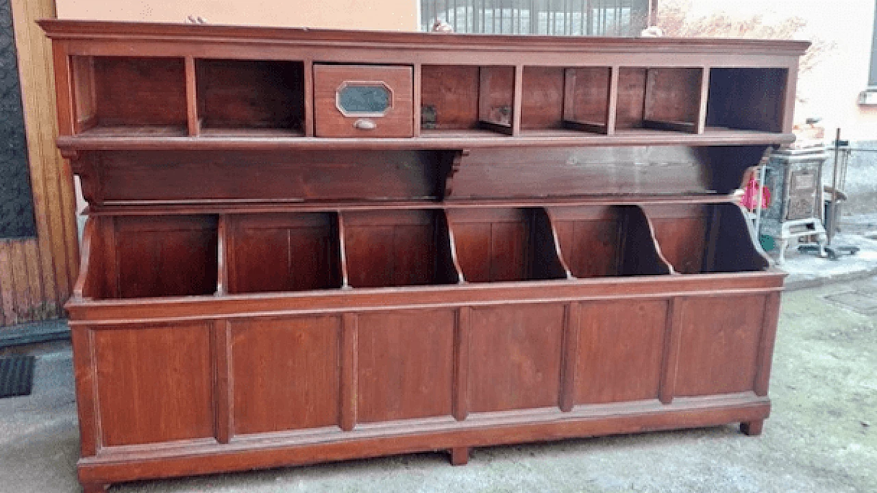 Cabinet for bakery in wood, '800 1