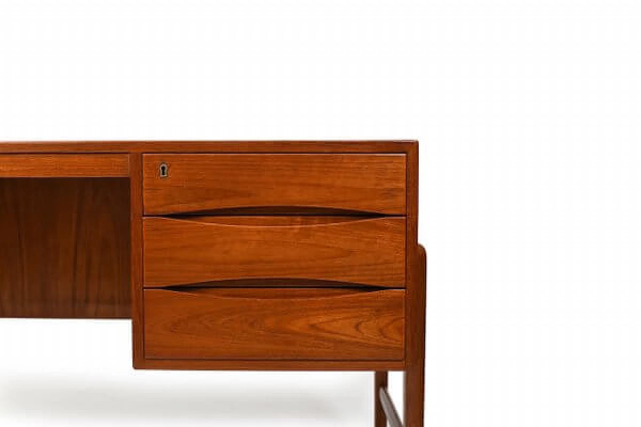 Danish teak writing desk by Arne Vodder, 1960s 2