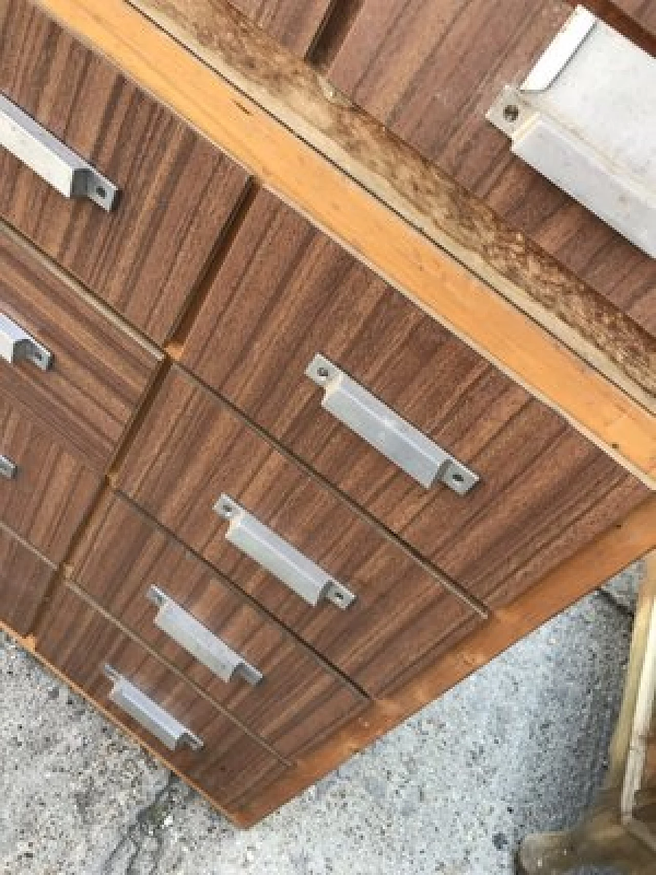 Industrial-style cabinet with drawers, 1950s 9