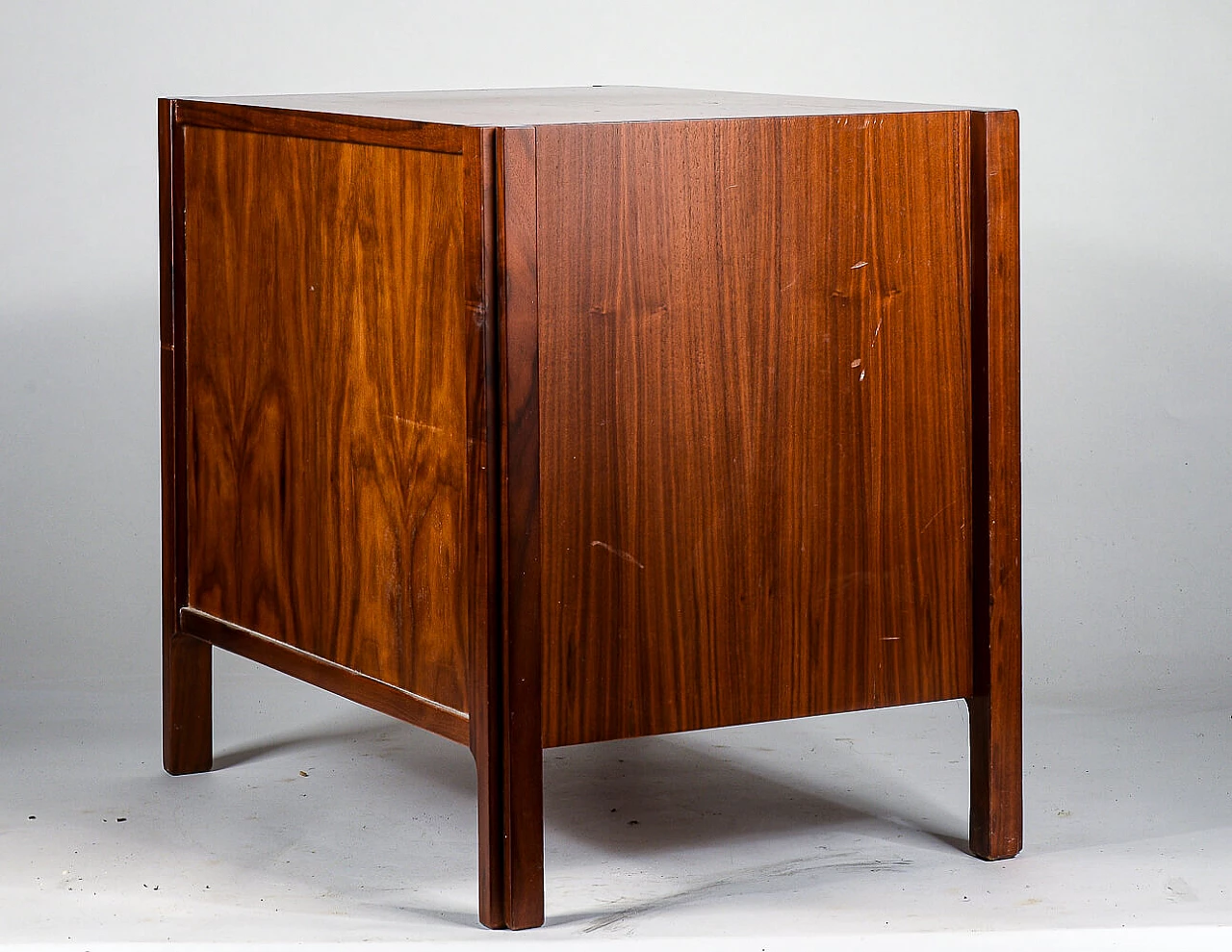 Wooden bedside table with one drawer and one compartment by Stilwood, 1980s 4