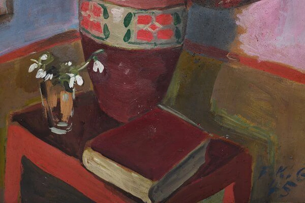 Friedrich Karl Gotsch, oil painting, Still Life, 1945 3