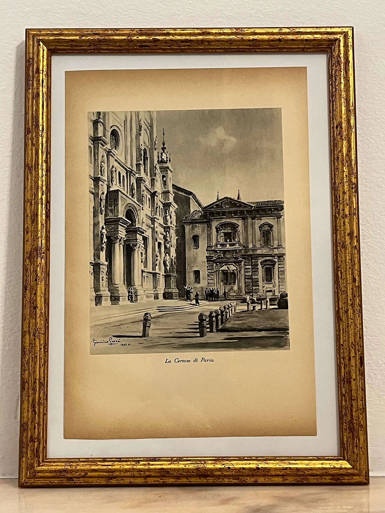 Giannino Grossi, La Certosa di Pavia, stampa, 1933 1