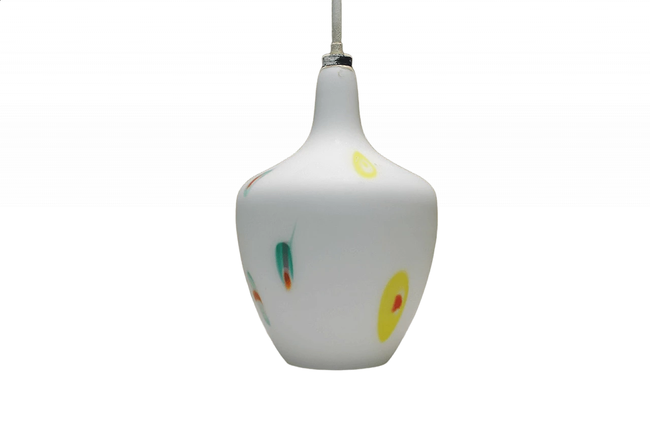 Multicoloured Murano glass chandelier 6