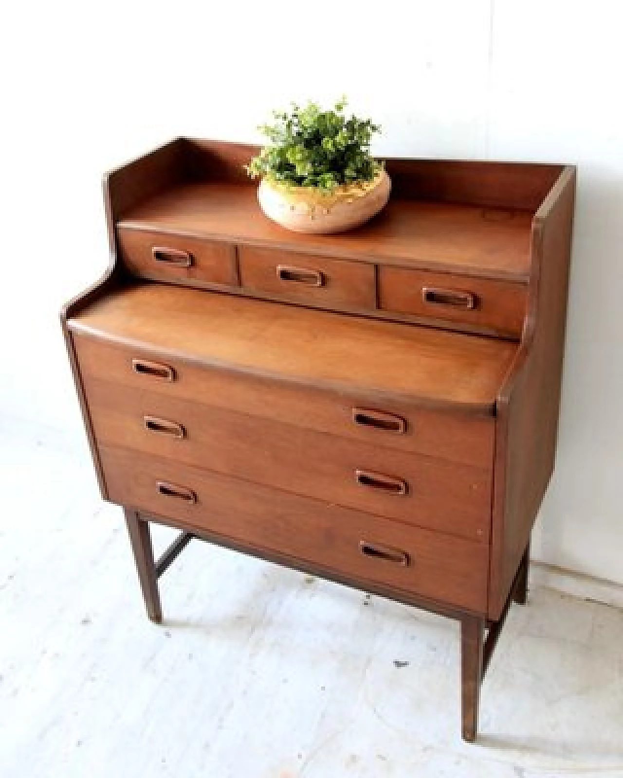 Teak dressing table with mirror, 1950s 3