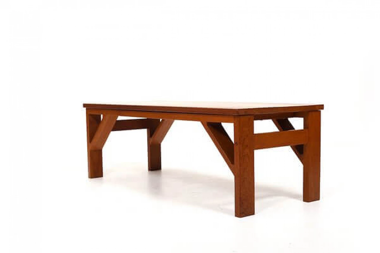 Danish teak coffee table attributed to Poul Cadovius, 1960s 1