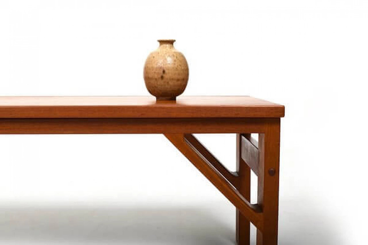 Danish teak coffee table attributed to Poul Cadovius, 1960s 4