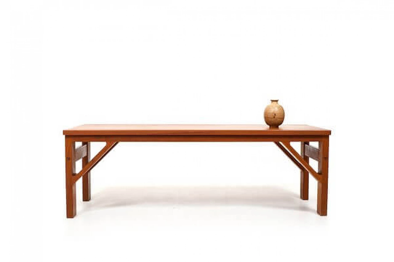 Danish teak coffee table attributed to Poul Cadovius, 1960s 6