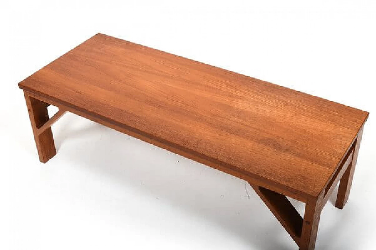 Danish teak coffee table attributed to Poul Cadovius, 1960s 7