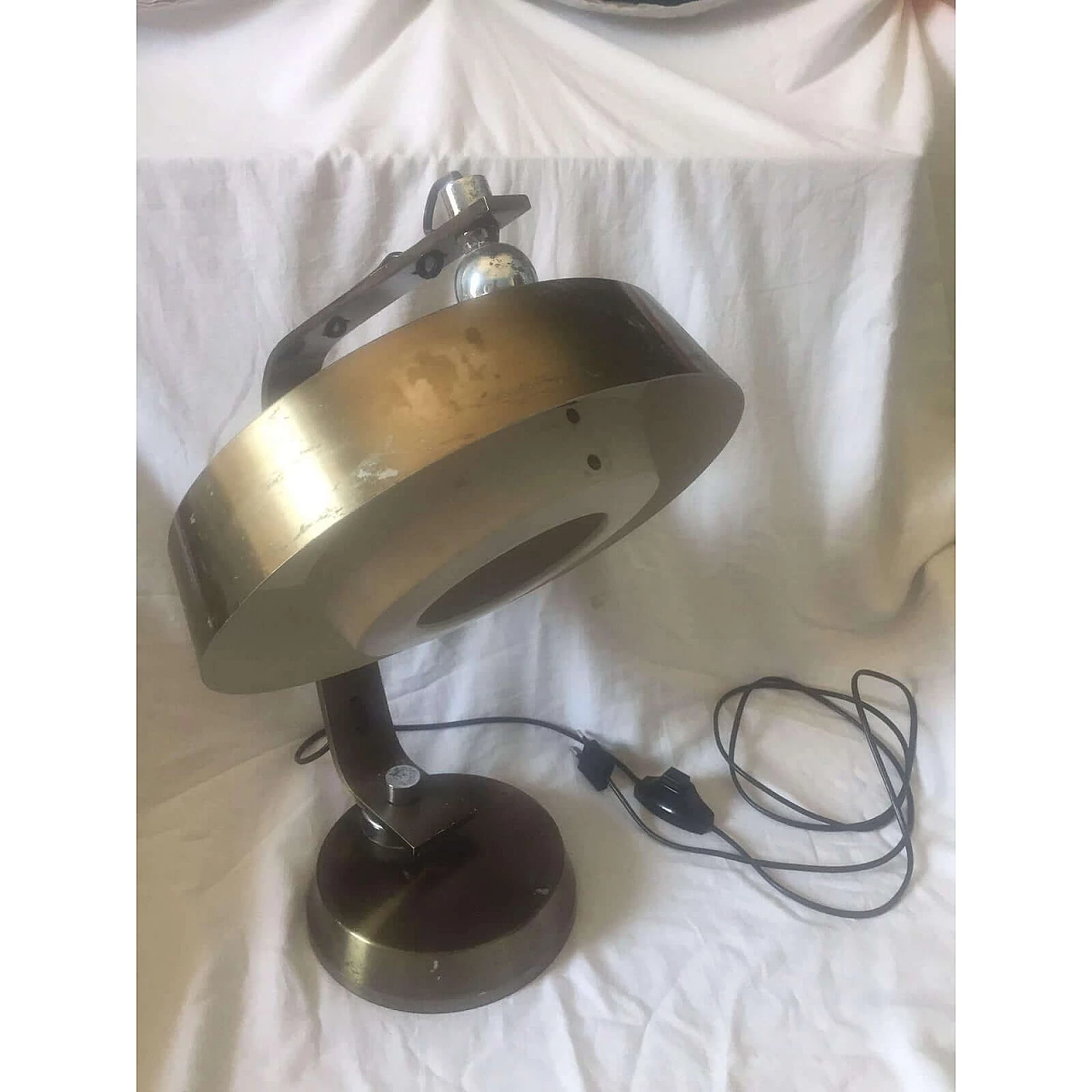 Metal table Lamp in the Arredoluce style, 1970s 1