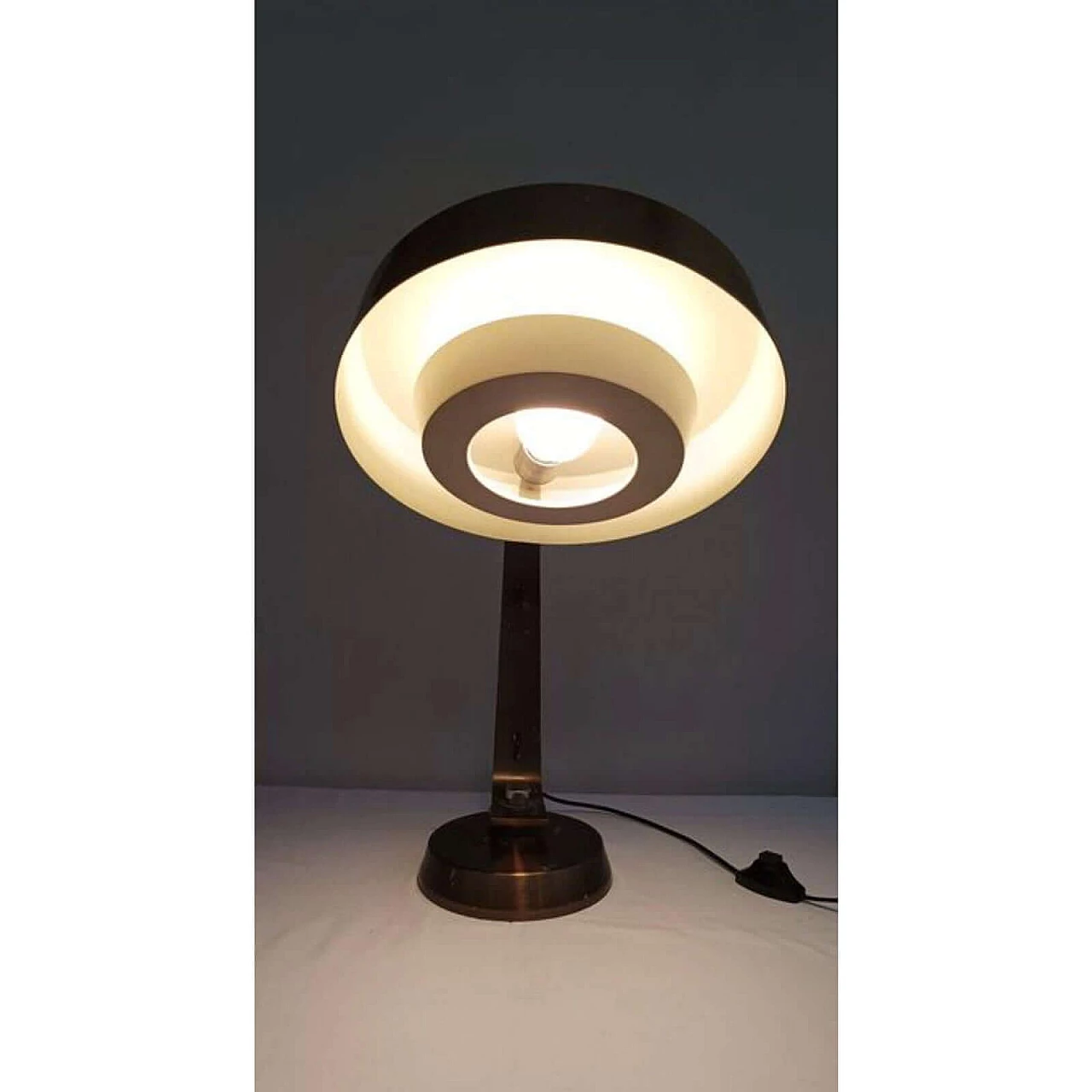 Metal table Lamp in the Arredoluce style, 1970s 3