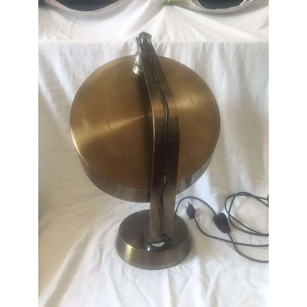 Metal table Lamp in the Arredoluce style, 1970s 13