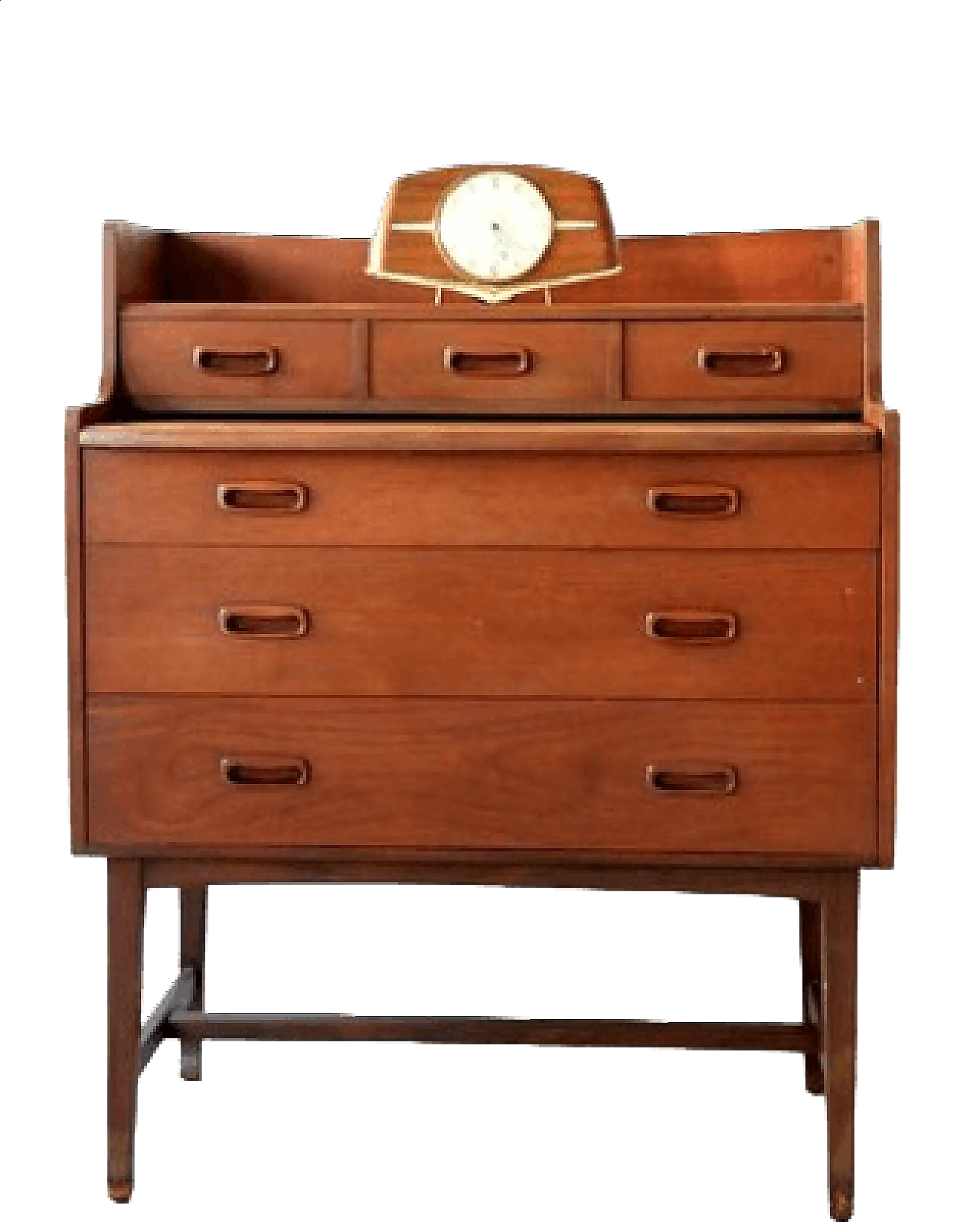 Teak dressing table with mirror, 1950s 6