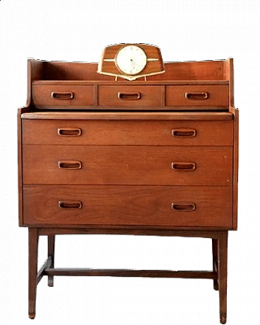 Teak dressing table with mirror, 1950s