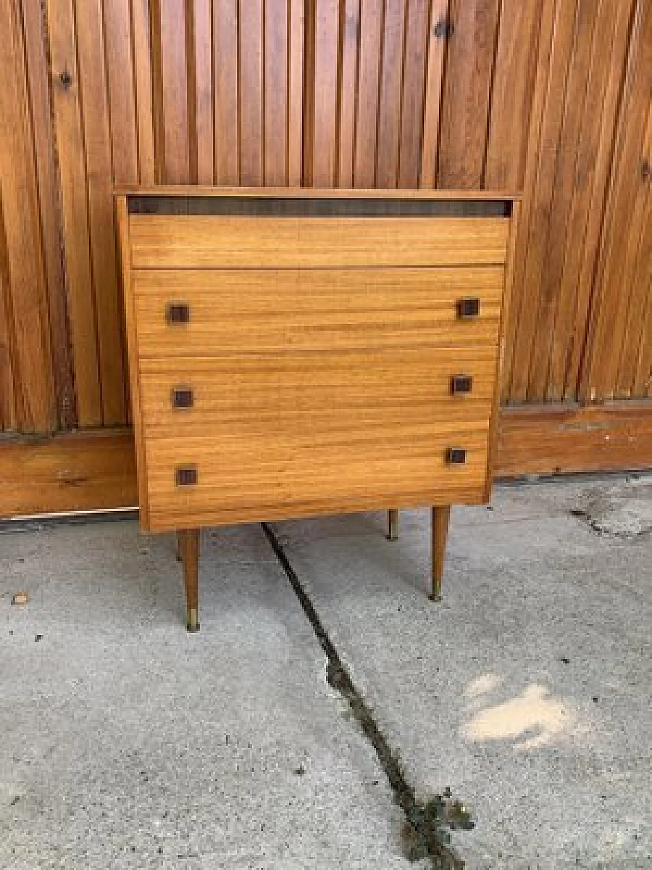 Teak four-drawer dresser, 1960s 2