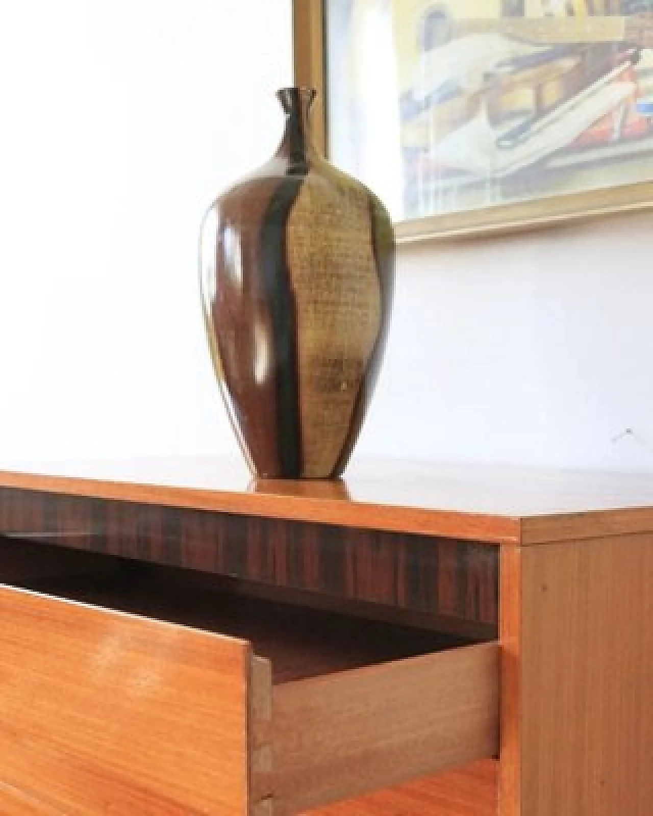 Teak four-drawer dresser, 1960s 8