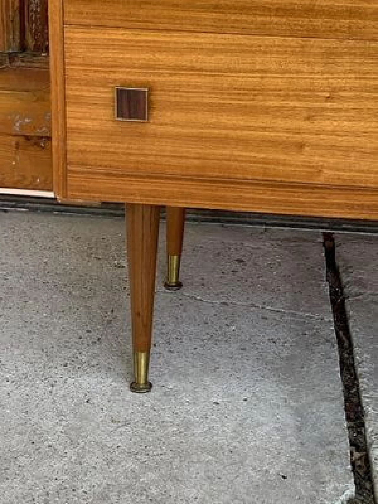 Teak four-drawer dresser, 1960s 9