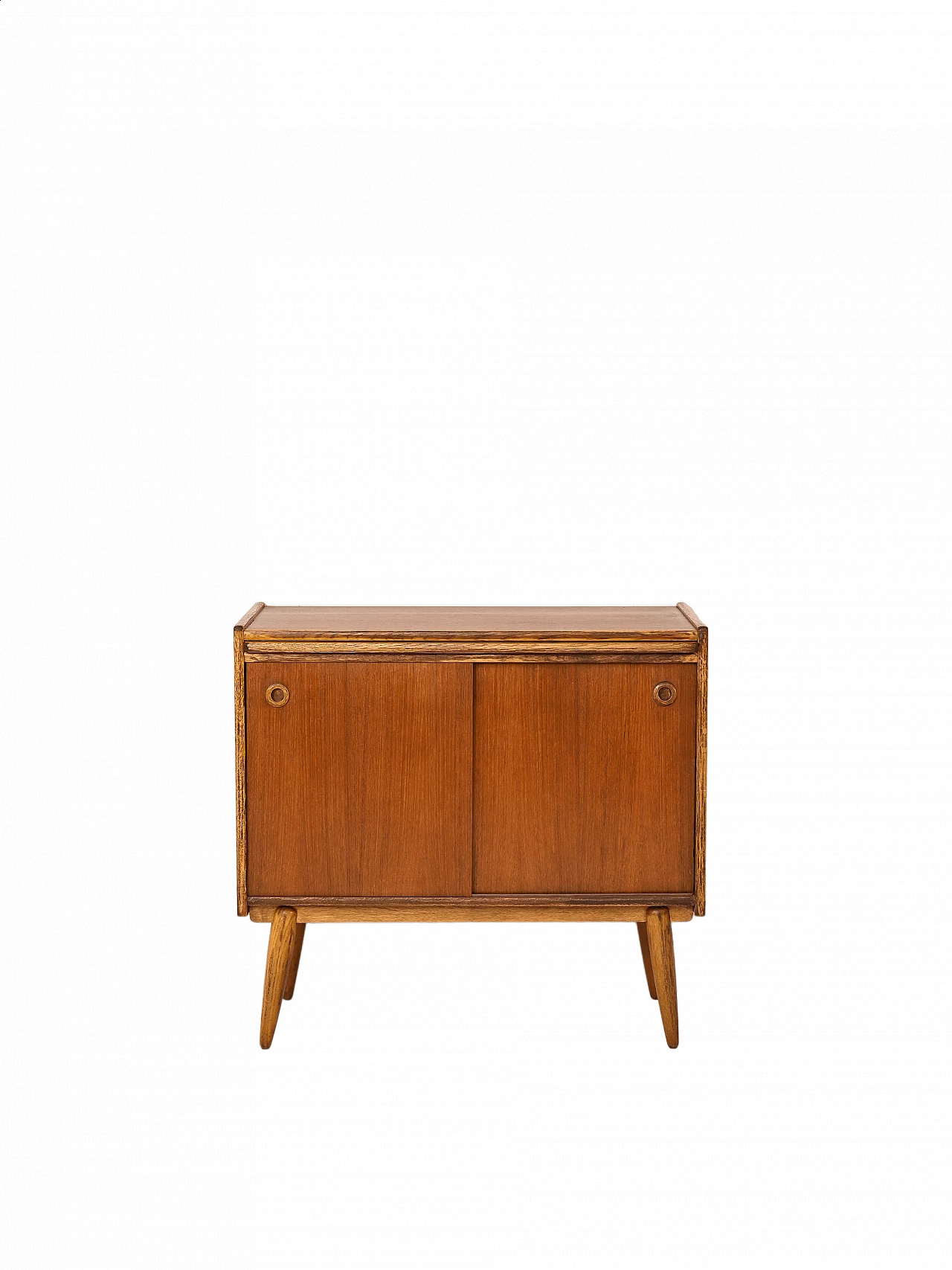 Scandinavian teak sideboard with hideaway desk, 1960s 14