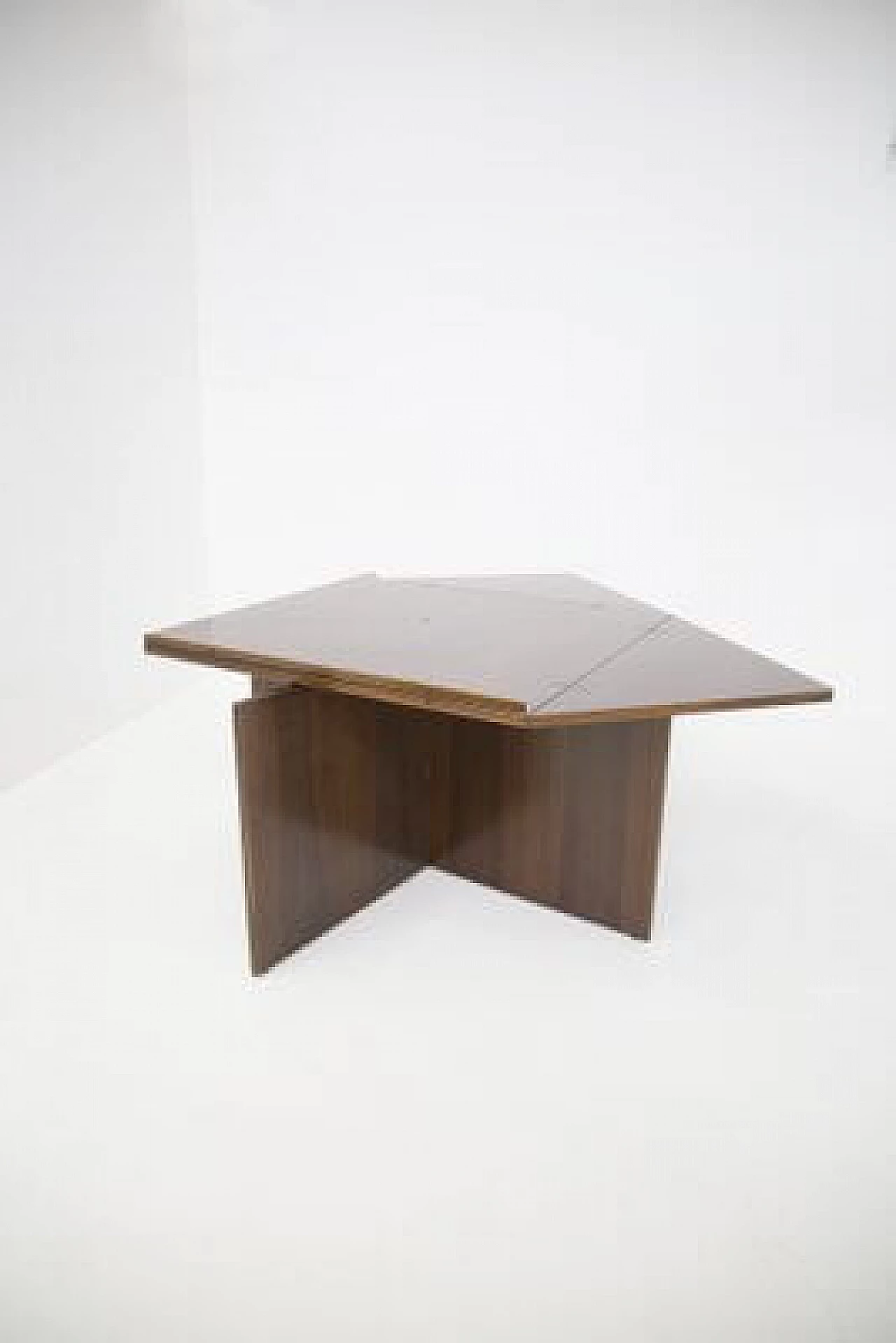 Folding wooden table by Vittorio Introini for Sormani, 1970s 12