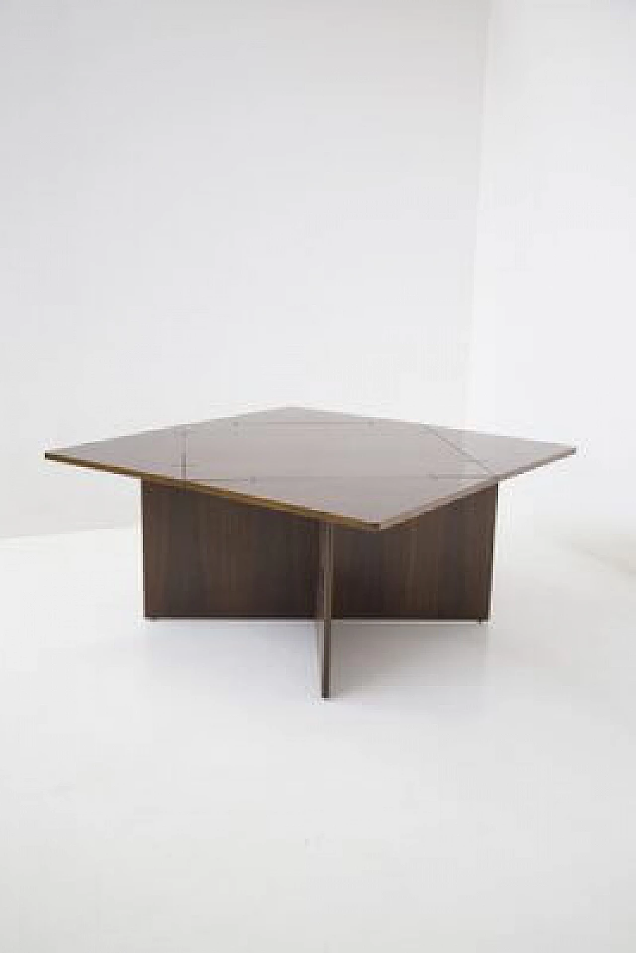 Folding wooden table by Vittorio Introini for Sormani, 1970s 17