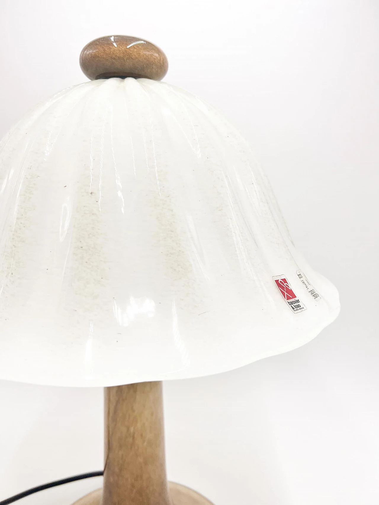 Murano glass table lamp by Barovier & Toso, 1960s 2