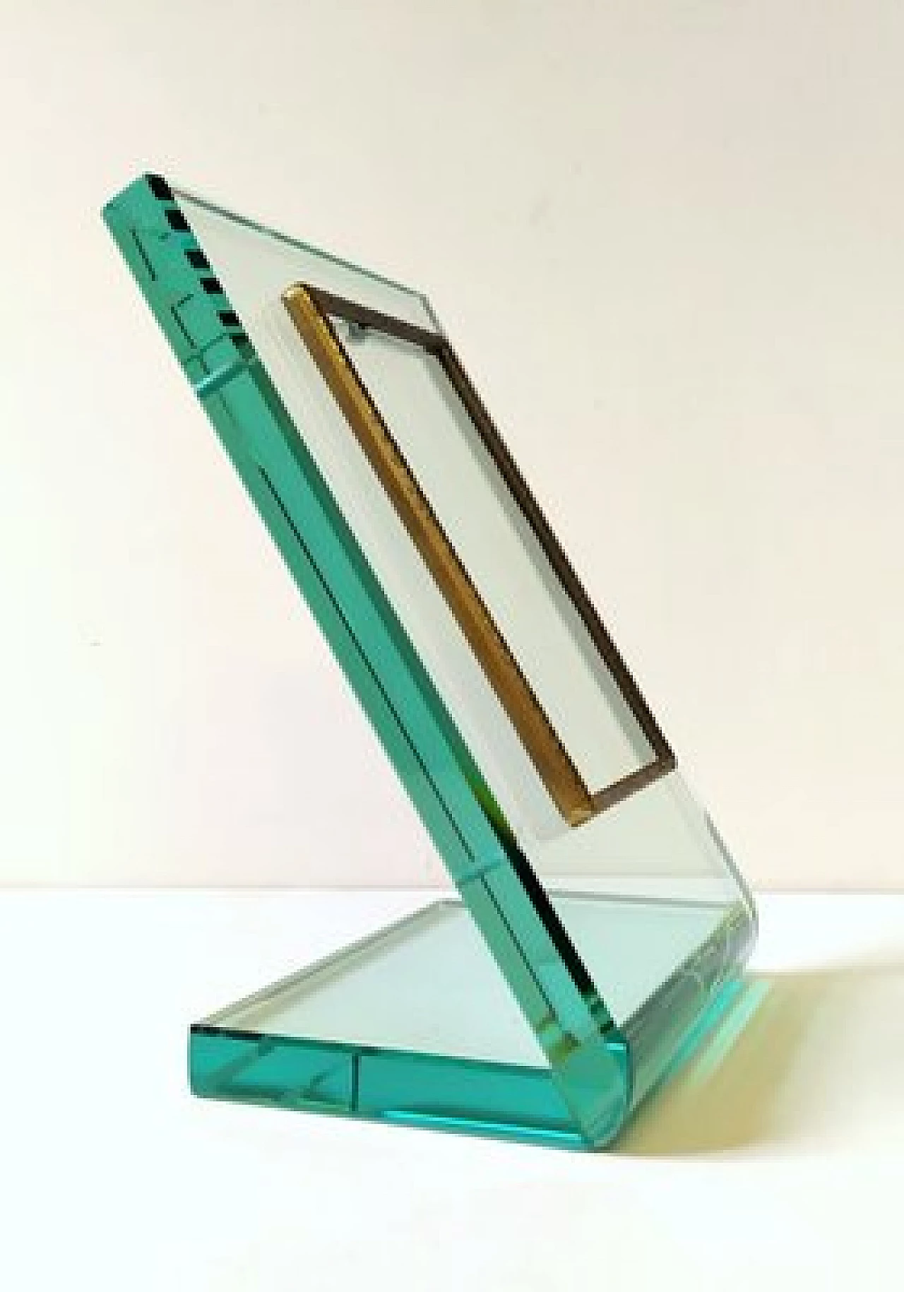 Crystal photo frame attributed to Fontana Arte, 1940s 2