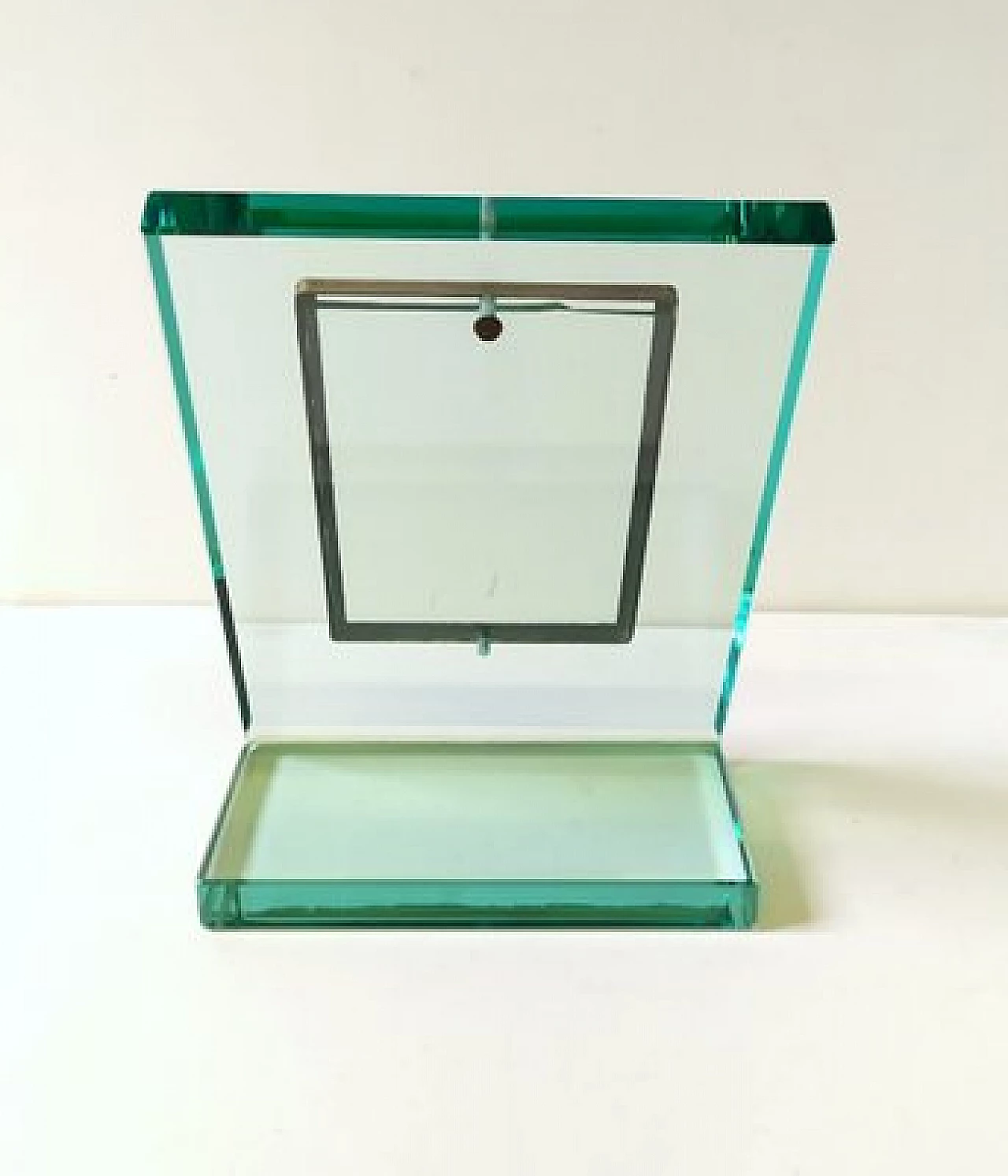 Crystal photo frame attributed to Fontana Arte, 1940s 5