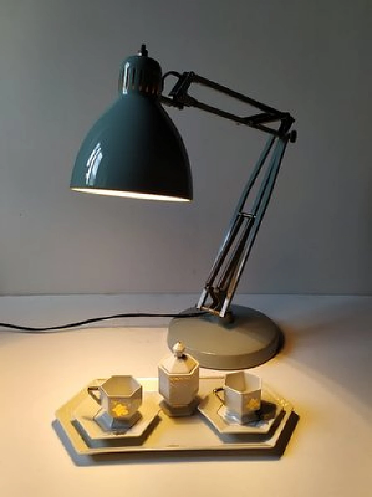 Lampada da tavolo Luxo Naska Loris di Jac Jacobsen per Luxo, anni '50 7