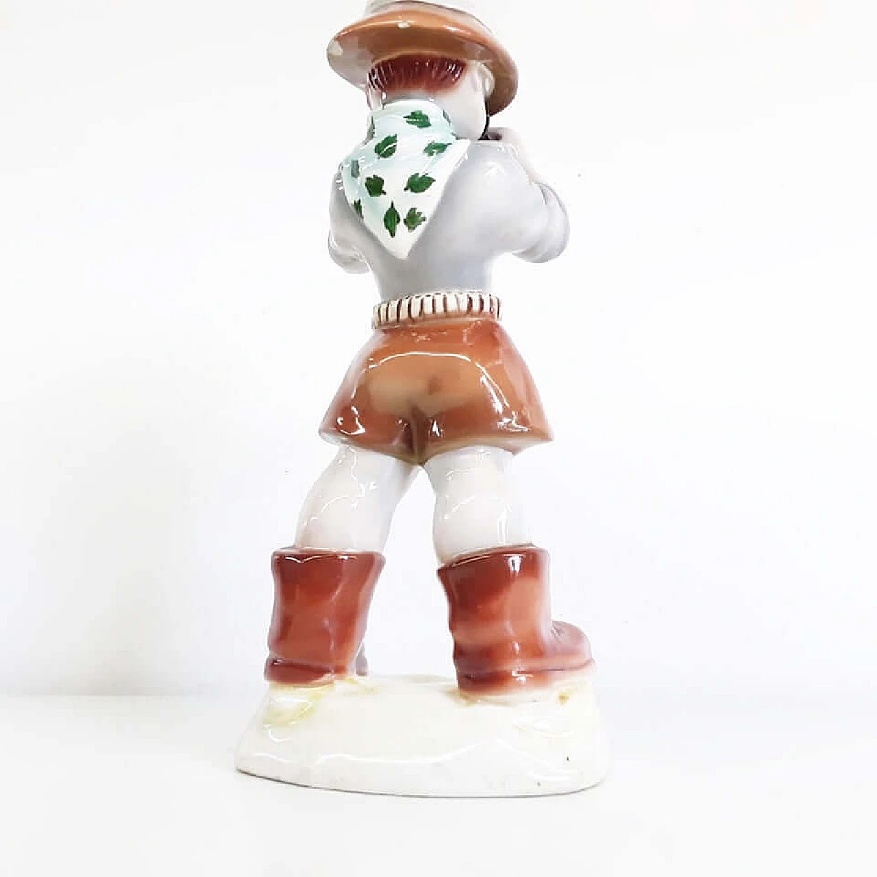 Triart ceramic statue depicting a young explorer, 1960 1