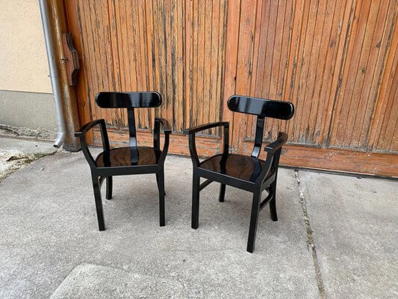 Pair of chairs by Lajos Kozma for Szék és Faárugyár Rt, 1930s 3