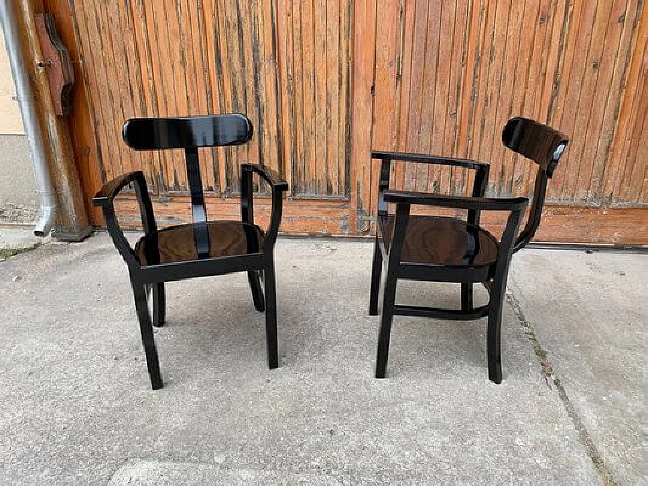 Pair of chairs by Lajos Kozma for Szék és Faárugyár Rt, 1930s 5