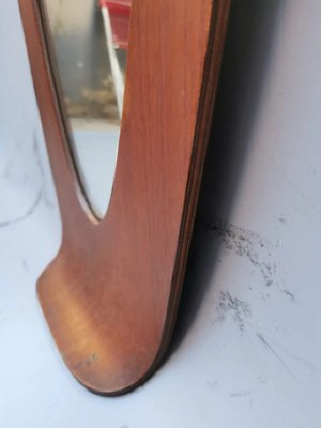 Wooden mirror attributed to Franco Campo and Carlo Graffi, 1950s 2