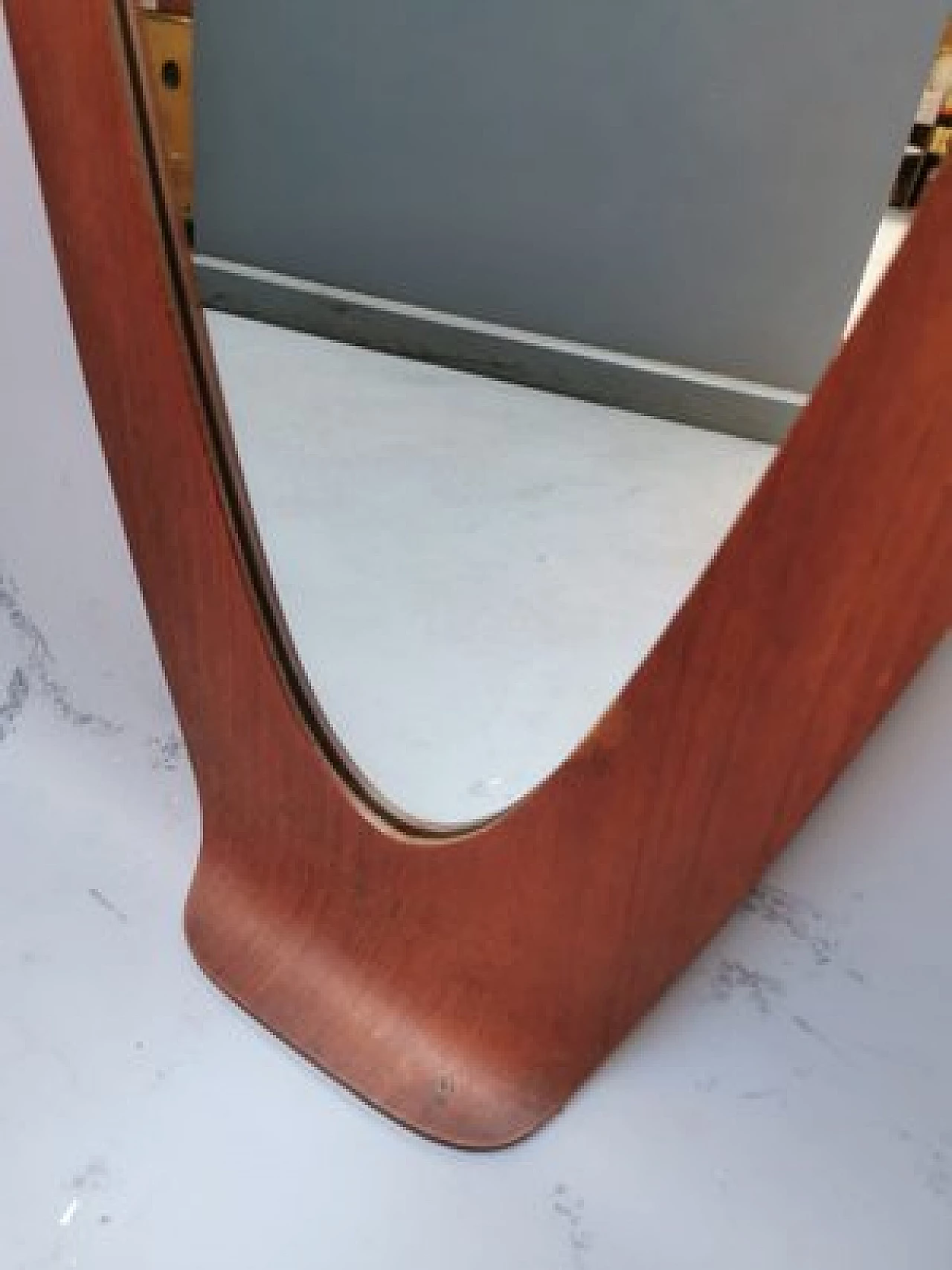 Wooden mirror attributed to Franco Campo and Carlo Graffi, 1950s 4