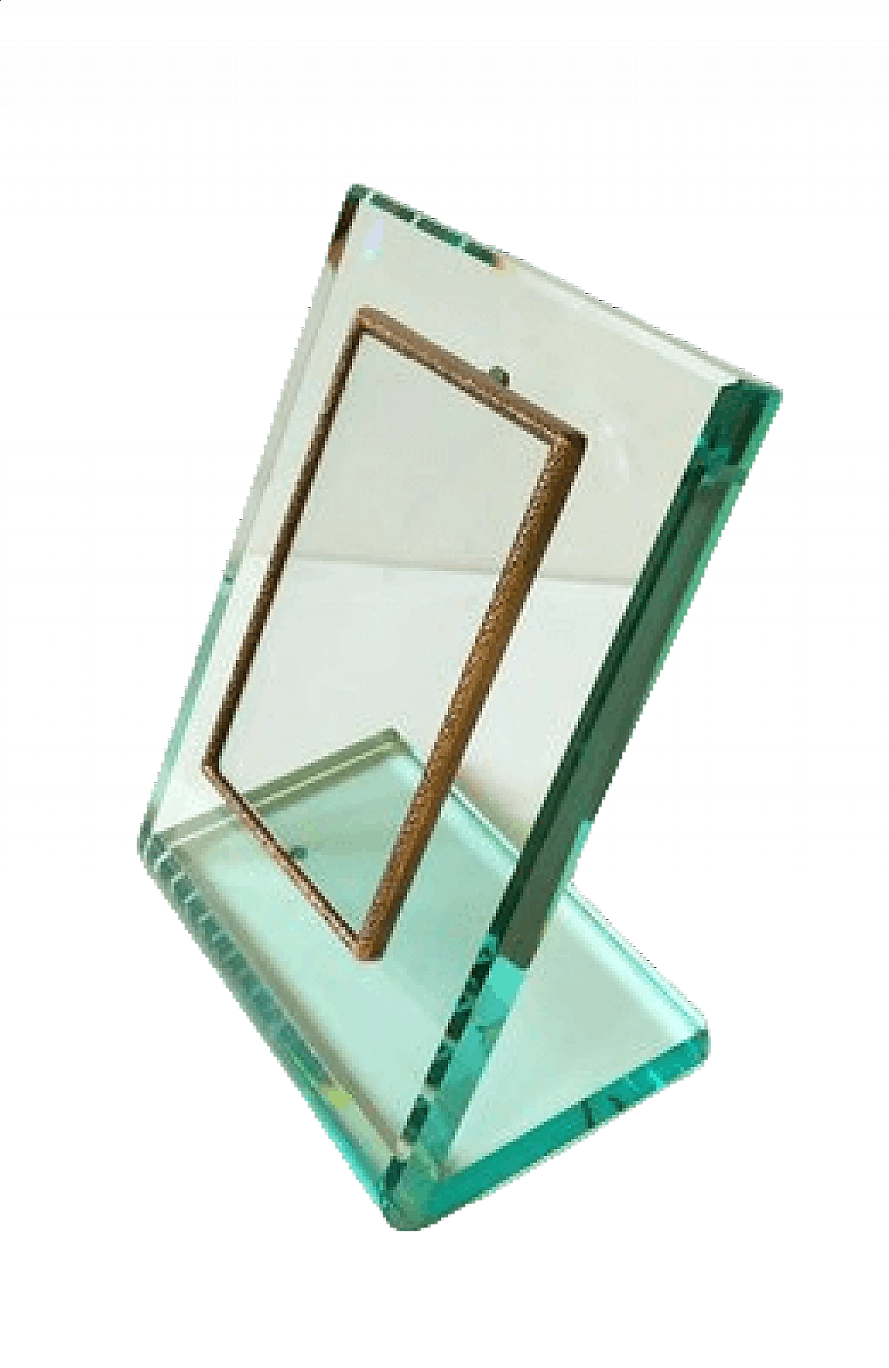 Crystal photo frame attributed to Fontana Arte, 1940s 6