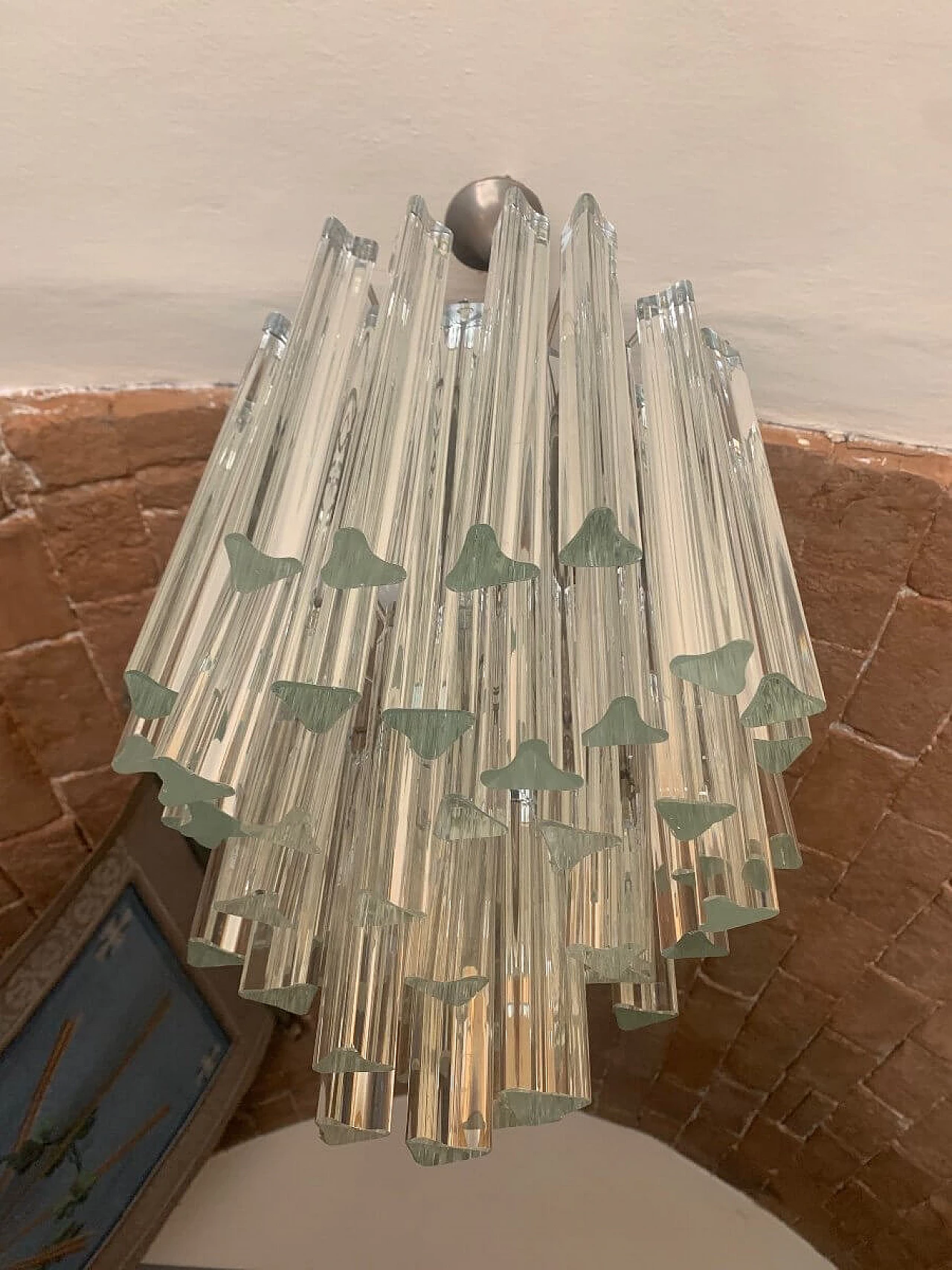 Trilobi Murano glass chandelier, 1970s 3