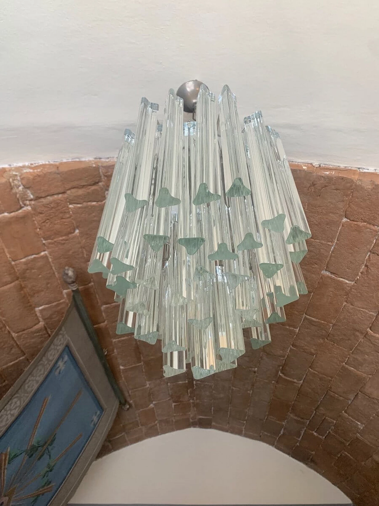 Trilobi Murano glass chandelier, 1970s 5