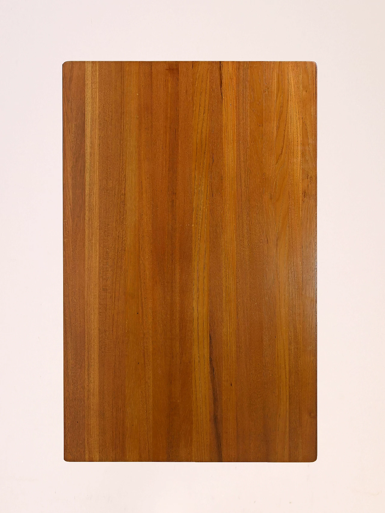 Scandinavian teak dining table with conical legs, 1960s 8