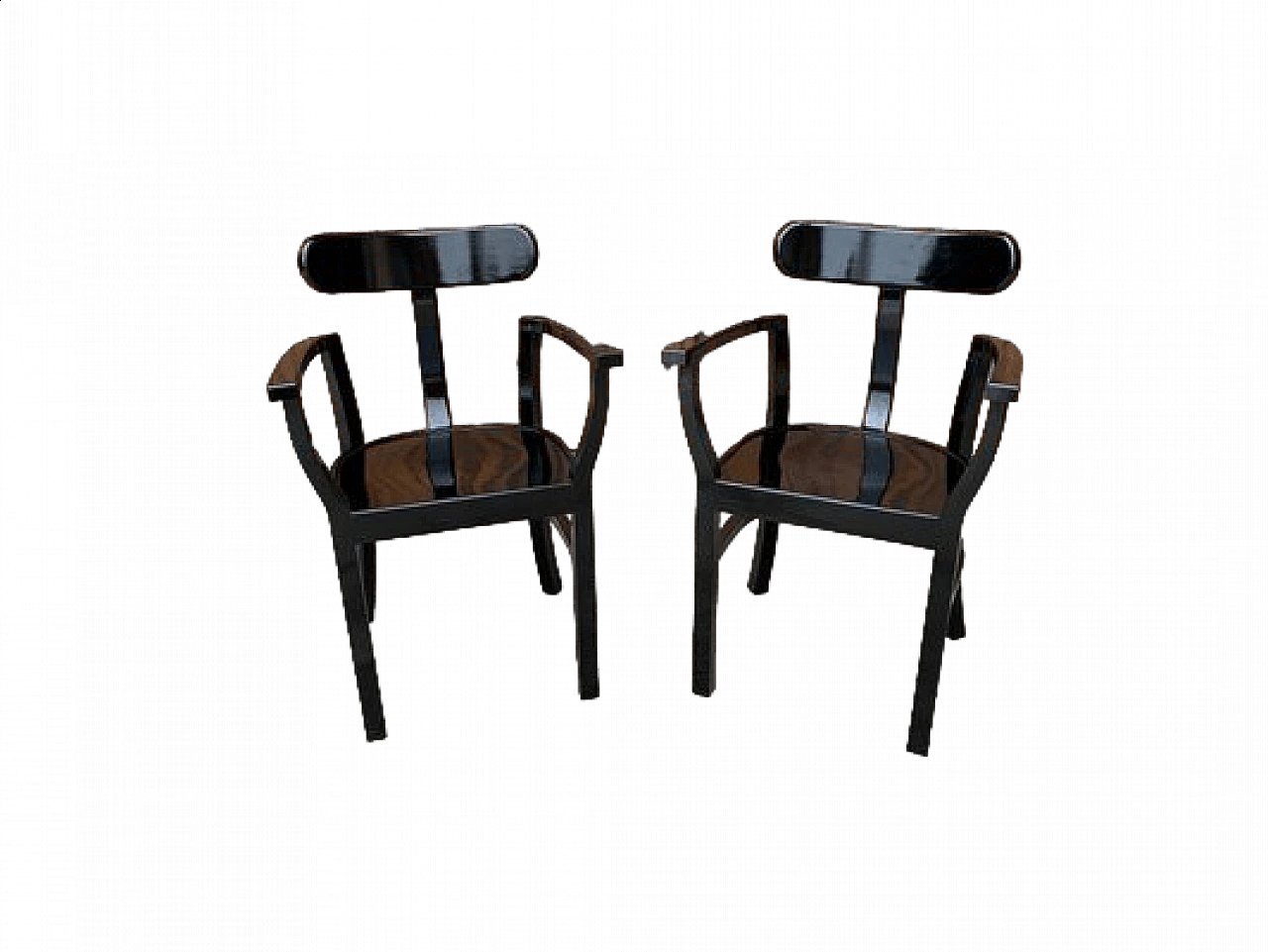 Pair of chairs by Lajos Kozma for Szék és Faárugyár Rt, 1930s 7