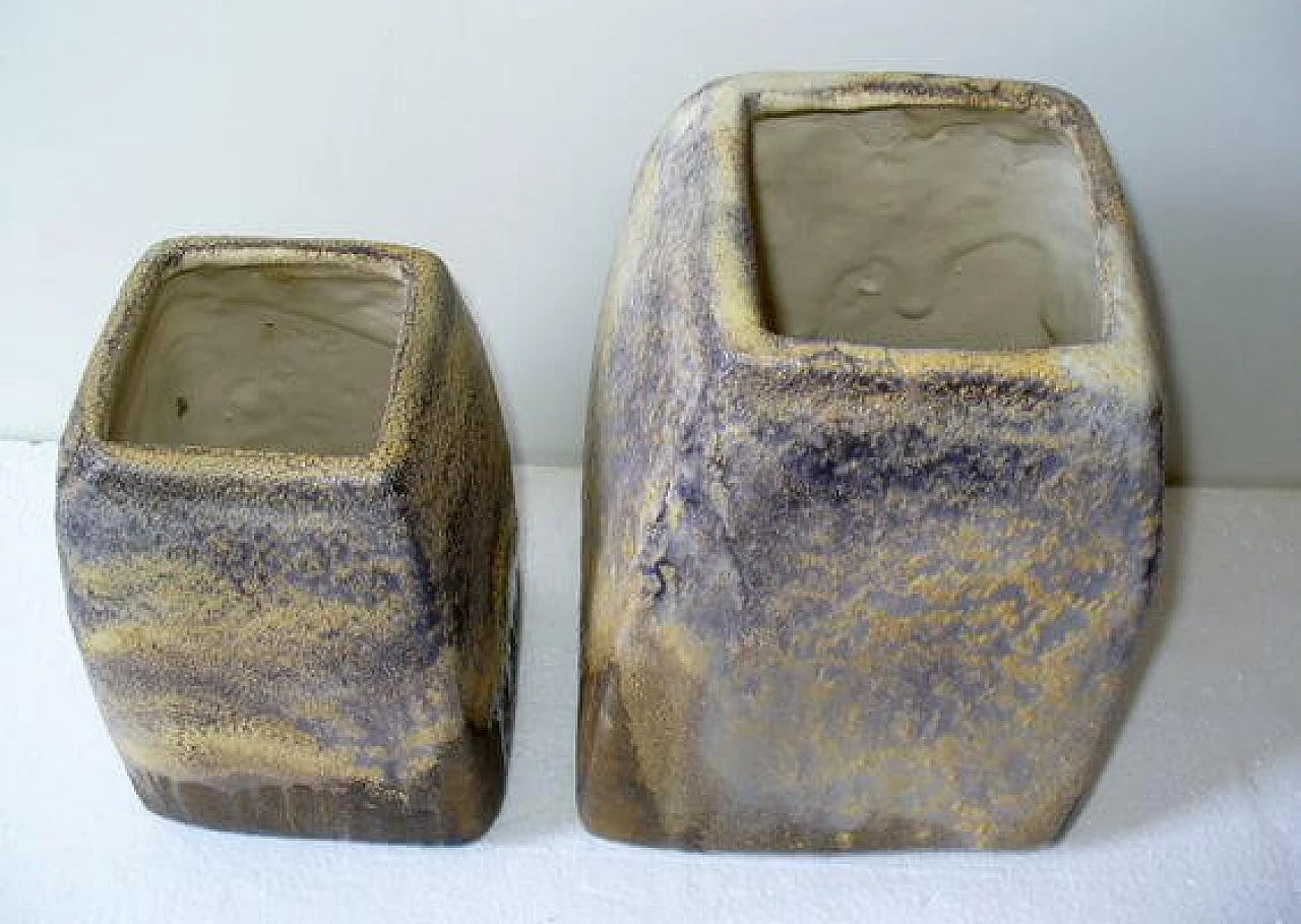 Pair of vases by Marcello Fantoni, 1970s 1